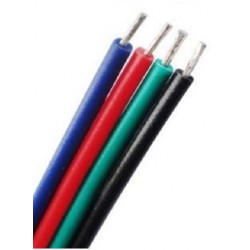 Cable paralelo 4 hilos para tira led RGB, Venta por metros